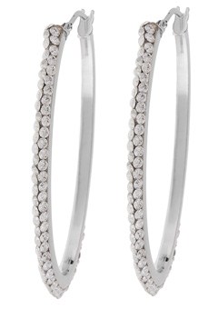 Swarovski Crystal Large Hoop Earrings