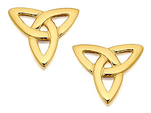 Triangular Celtic Earrings 11mm - 070675