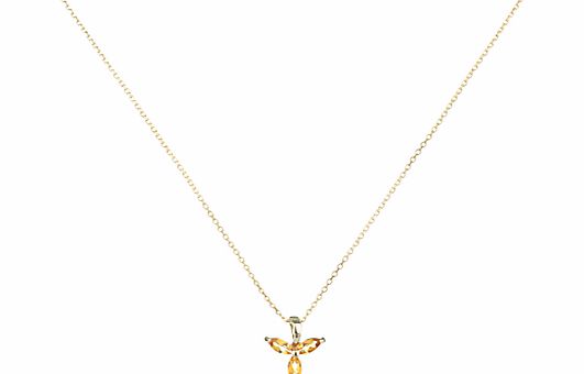 9ct Yellow Gold Tri Marquise Pendant