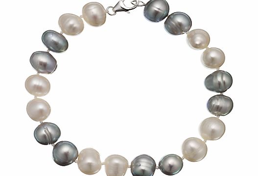 A B Davis Grey Pearl Bracelet