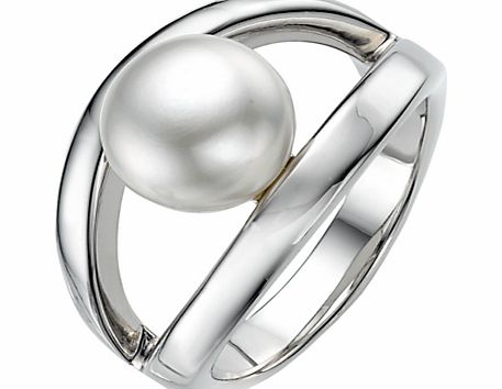A B Davis Sterling Silver White Pearl Oyster