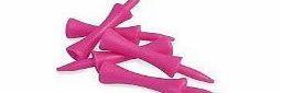 Pink castle golf tees (75) - VERY PINK (LOW COST SHIPPING)