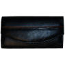 A W Rust LADIES BLACK / TAN LEATHER PURSE and#39;TRAVEL 405and39;