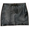A W Rust LEATHER HIPSTER SKIRT and#39;CARRIEand39;