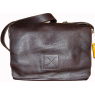 A W Rust MEN` LEATHER MESSENGER BAG by ASHWOOD `EDRO`