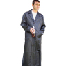MENS BLACK FULL LENGTH LEATHER COAT and#39;63-and39;