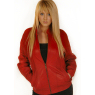 A W Rust RED LEATHER JACKET and#39;20Cand39;