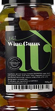 A-Z Sweetshop Taveners Wine Gums Gift Jar (Pack of 2)