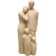 A1 Gifts Family of Four Abstract Stone Figurine
