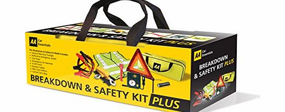 AA Car Essentials 5618 Breakdown and Safety Kit Plus
