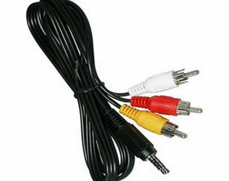 AAA Products High Grade - TV Lead for JVC GR-D73 Handycam Camcorder - AV / AUDIO VIDEO Connecting Cable - Length: 1.5m - AAA Products - 12 Month Warranty