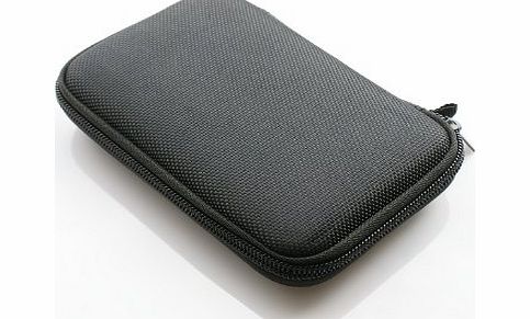 AAA Products Protective Carrying Case for 2.5`` Portable USB External Hard Disk Drives - Extra Space for Memory Cards and USB cable - Detachable Hand Strap Included