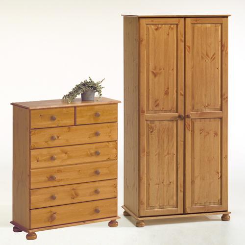 Wardrobe and Chest Bedroom Set 222