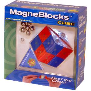 AB Gee Magneblocks Cube Red Blue