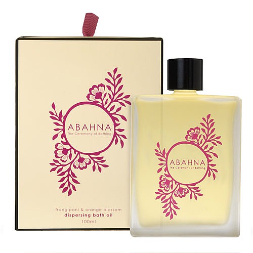 Abahna Frangipani and Orange Blossom Bath Oil 100ml