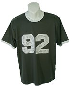 & Fitch 92 Logo T/Shirt Dark Olive Size Large