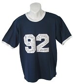 & Fitch 92 Logo T/Shirt Navy Size Large