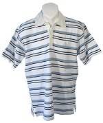 & Fitch Gym Issue Polo Blue/White Size Large