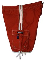 & Fitch Lake George Board Shorts Red Size Medium