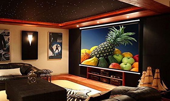 ABIS 150`` Inch Projector Screen Electric Motorised With Remote Control 4:3 Format and 16:9 Compatible