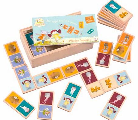 Abney & Teal Wooden Dominoes