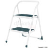 Abru Arrow 2 Step White Painted Steel Stepstool