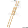 Abru Arrow Timber Sliding 2-Section Loft Ladder