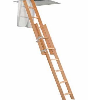 Abru Domestic 2 Section Sliding Timber Loft Ladder
