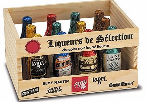 Wooden Crate of 12 Bottles Liqueurs de Selection 155 g