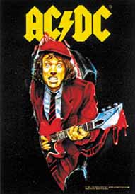 AC/DC Angus Coming At Ya Textile Poster