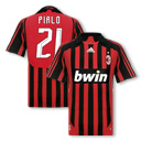 Adidas 07-08 AC Milan home (Pirlo 21)