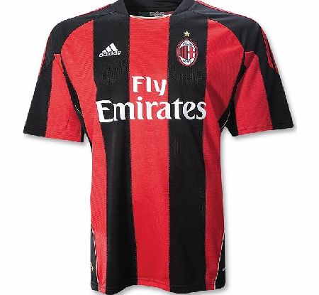 AC Milan Adidas 2010-11 AC Milan Home Shirt (Ibrahimovic 11)