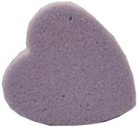 Accessories Heart Shaped Sponges Assorted Colours