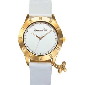 Accessorize Butterfly Charm Watch - less than