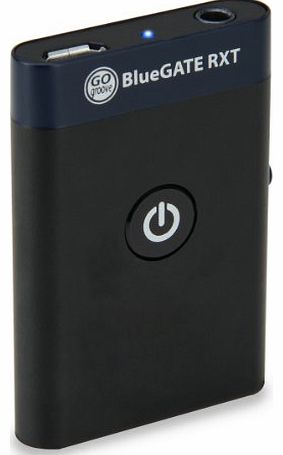 GOgroove BlueGATE RXT Wireless Bluetooth Receiver AND Transmitter with 3.5mm Stereo Output , RCA Adapter & 11 Hour Runtime Charge for Phones , Tablets , Computers , MP3 Players , Cars Stereos , Ho