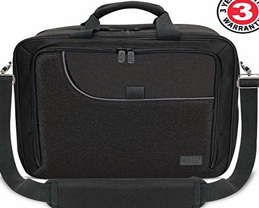 Accessory Power USA GEAR Professional Portable Projector Travel Carrying Case with Protective Padded Interior , Adjustable Shoulder Strap - Works with Elephas , BenQ , Epson and More. *Includes Accessory bag*