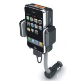 Accessory Shop FM TRANSMITTER, Charger and FULL HANDS-FREE CAR KIT for Apple iPhone, iPhone 3G and iPod Player