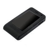 Shop4accessories Black Silicone Skin Tough Rubber Case for the LG KU990 Viewty