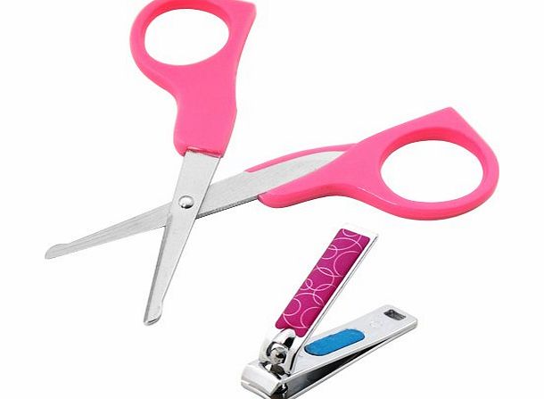 Accessotech Baby Nail Clippers Scissors Cutters Set Safety Safe Child Girl Boy Infant Short
