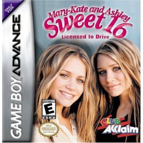 ACCLAIM Mary-Kate & Ashley Sweet 16 Licensed To drive GBA
