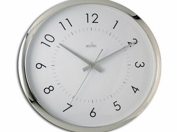 21492 Yoko Wall Clock, Silver