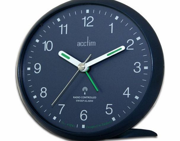 Acctim 71459 Yale Alarm Clock, Blue, Radio Controlled
