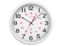 radio controlled wall clock with large