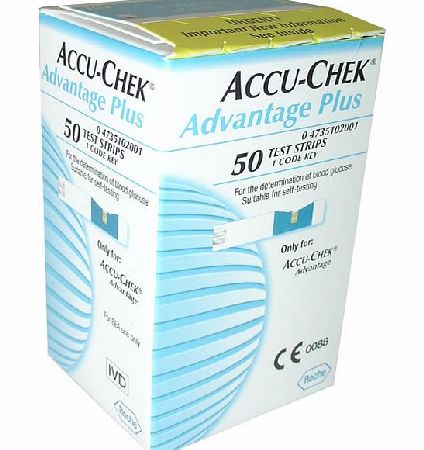 accu-chek Advantage Plus 50 test strips