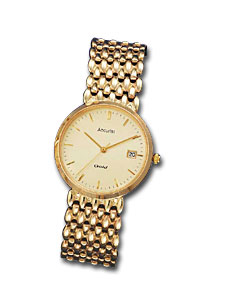 Accurist Gents 9ct Gold