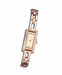 Accurist Ladies Gold Plated Bracelet Watch