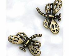 Antique Bronze Dragonfly Earrings