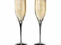 ACE Personalised Anniversary Champagne Flutes