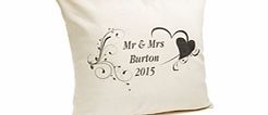 ACE Personalised Bouquet Wedding Cushion Cover
