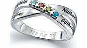 ACE Personalised Family Birthstone Ring